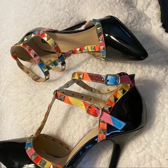NWOT Studded Stiletto Heels - Picture 5 of 7